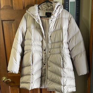 Mackintosh of New England Gray long coat. Jacket. Xl Sewing details immaculate.